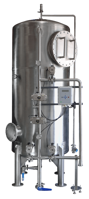 Filtro industrial de acero inoxidable para tratamiento de agua