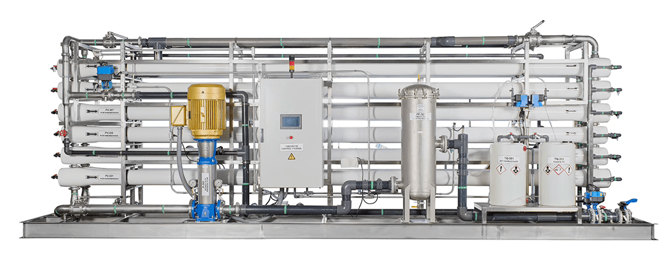 Sistema de ósmosis industrial