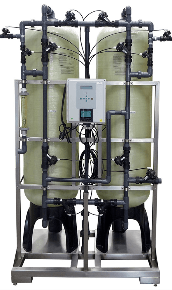 Sistema de intercambio iónico