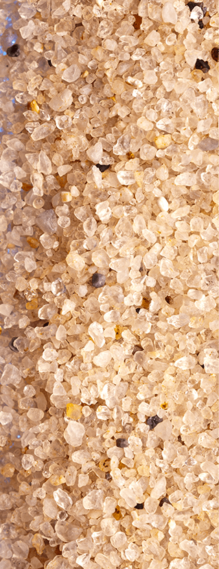 Arena sílica para tratamiento de agua